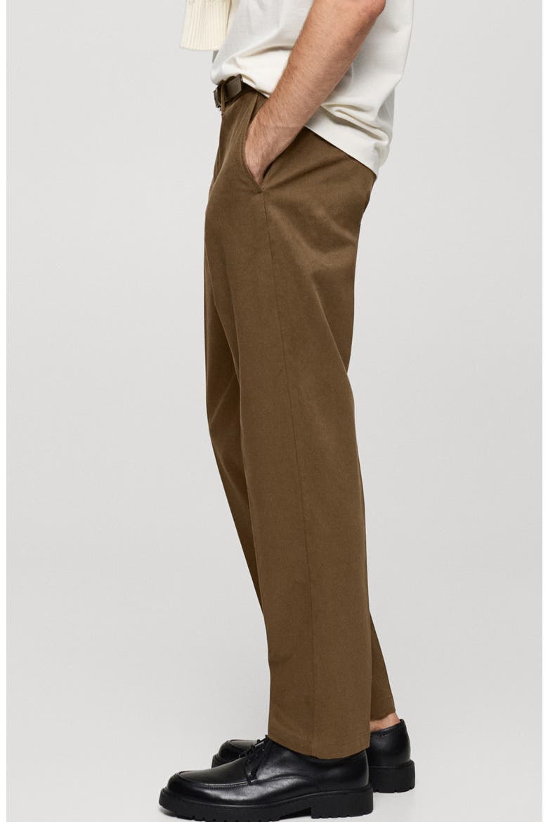 Regular Fit Cotton Pants, Alternate, color, KHAKI