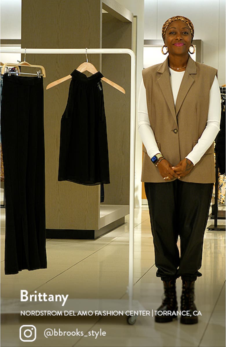 Tie Back Halter Neck Top, sales video thumbnail