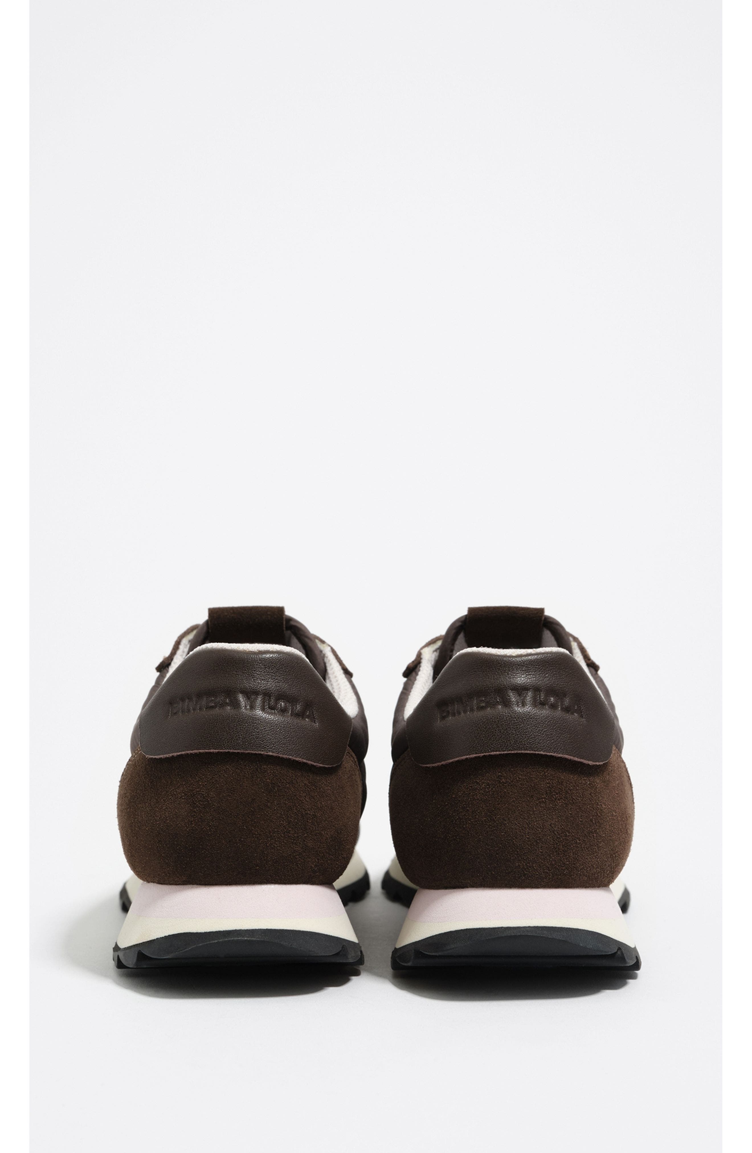 13 18 Retro Sneaker, Alternate, color, DARK BROWN