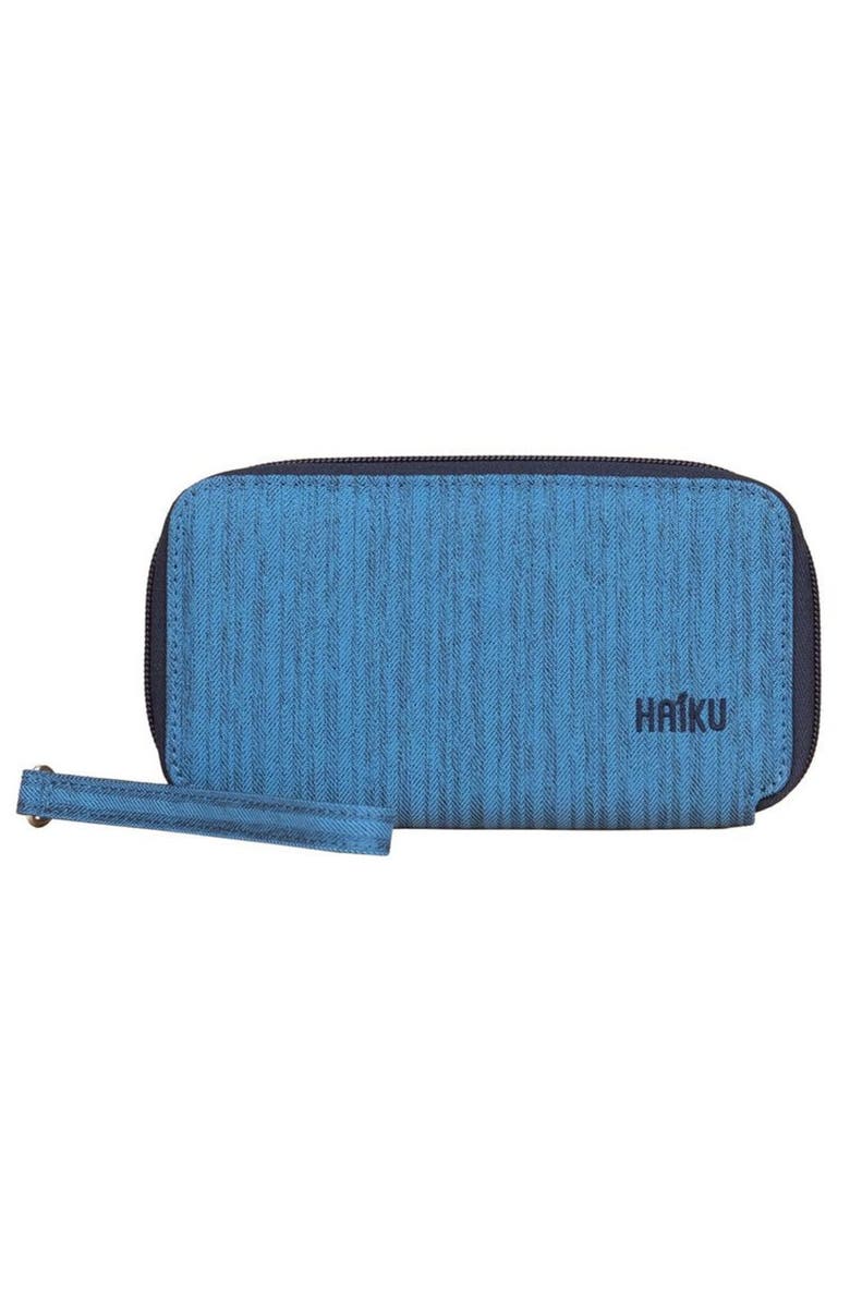 HAIKU Intrepid RFID Blocking Wristlet, Alternate, color, Sapphire