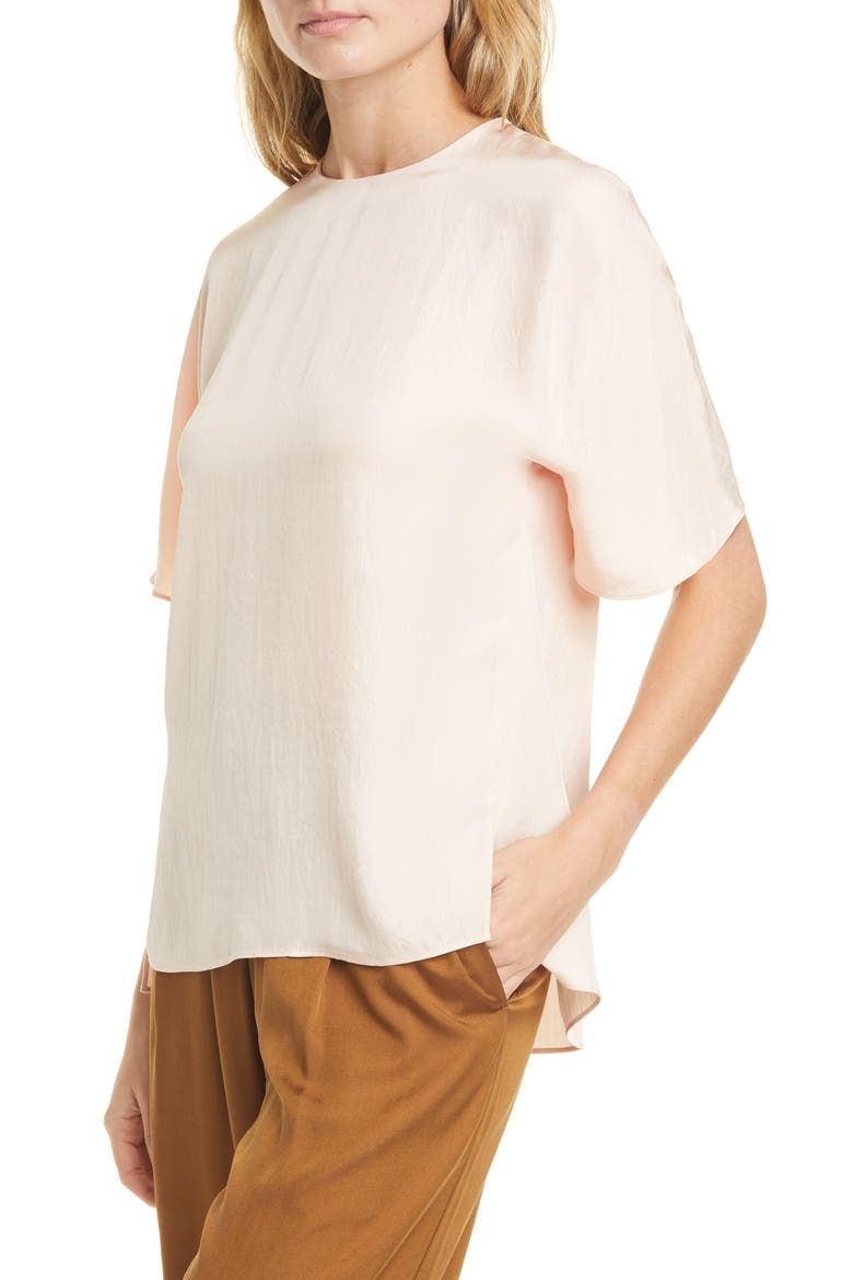 Crinkle Top, Alternate, color, PINK SAND