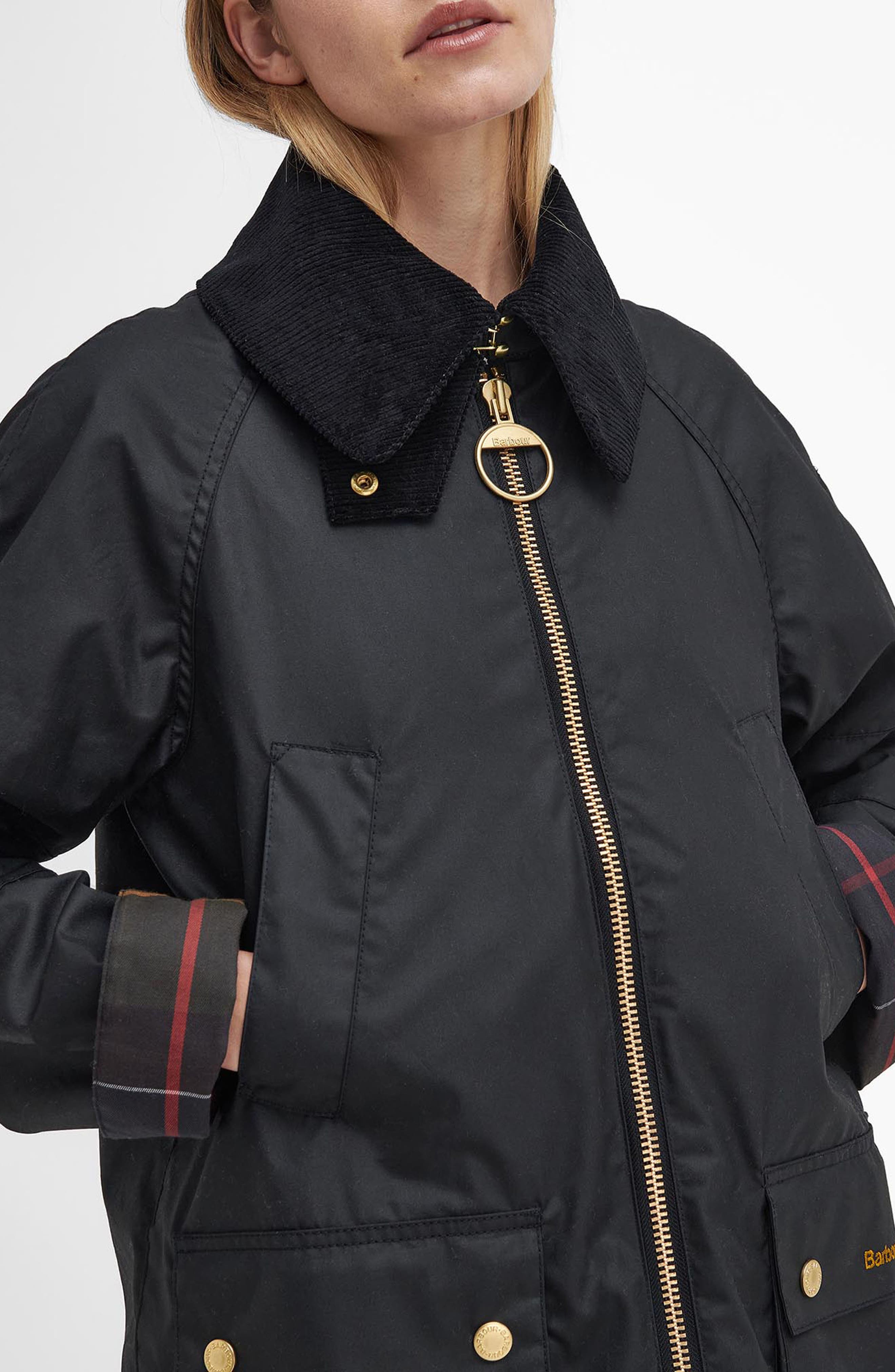 Barbour Allerston Water Resistant Waxed Cotton Jacket — фото 8