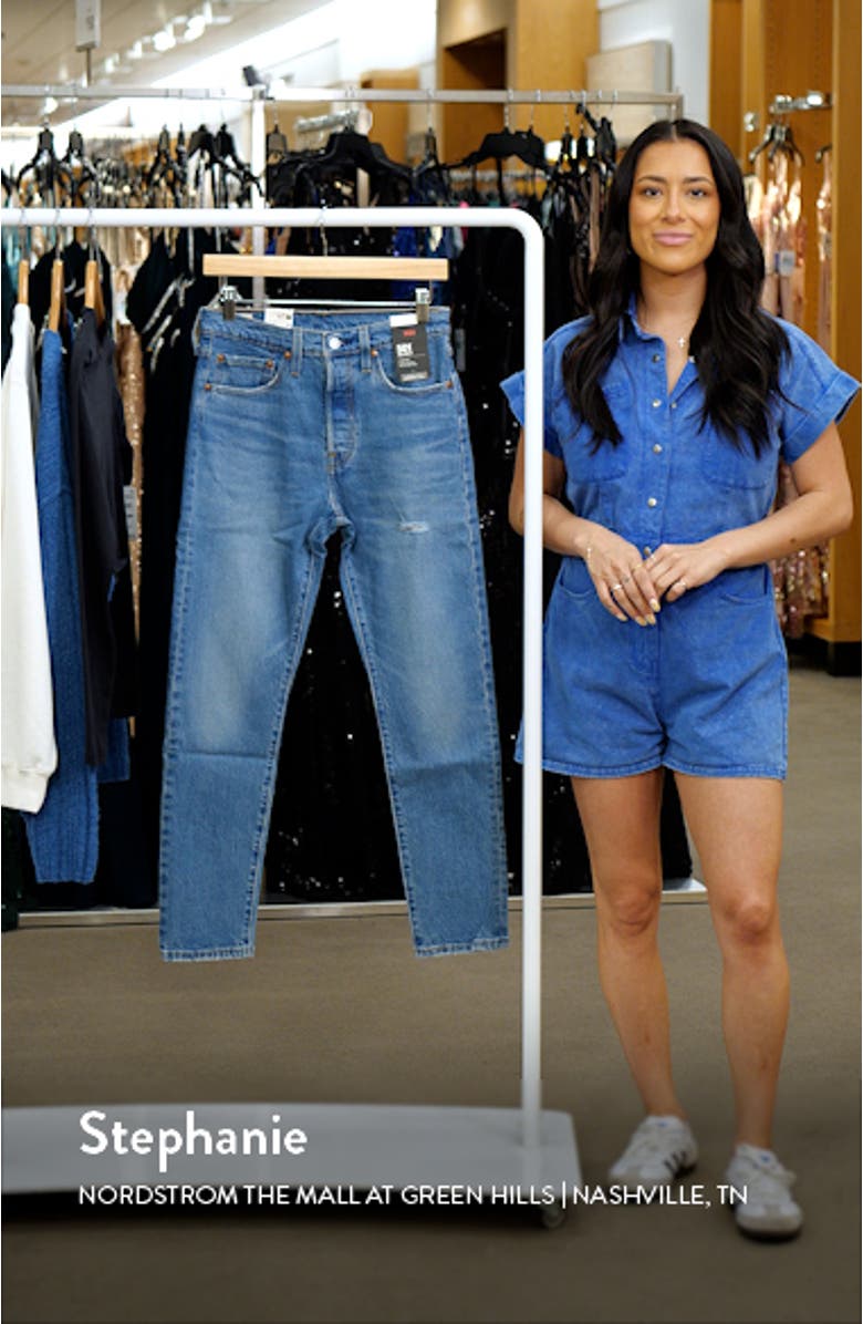 501<sup>®</sup> Ripped High Waist Skinny Jeans, sales video thumbnail