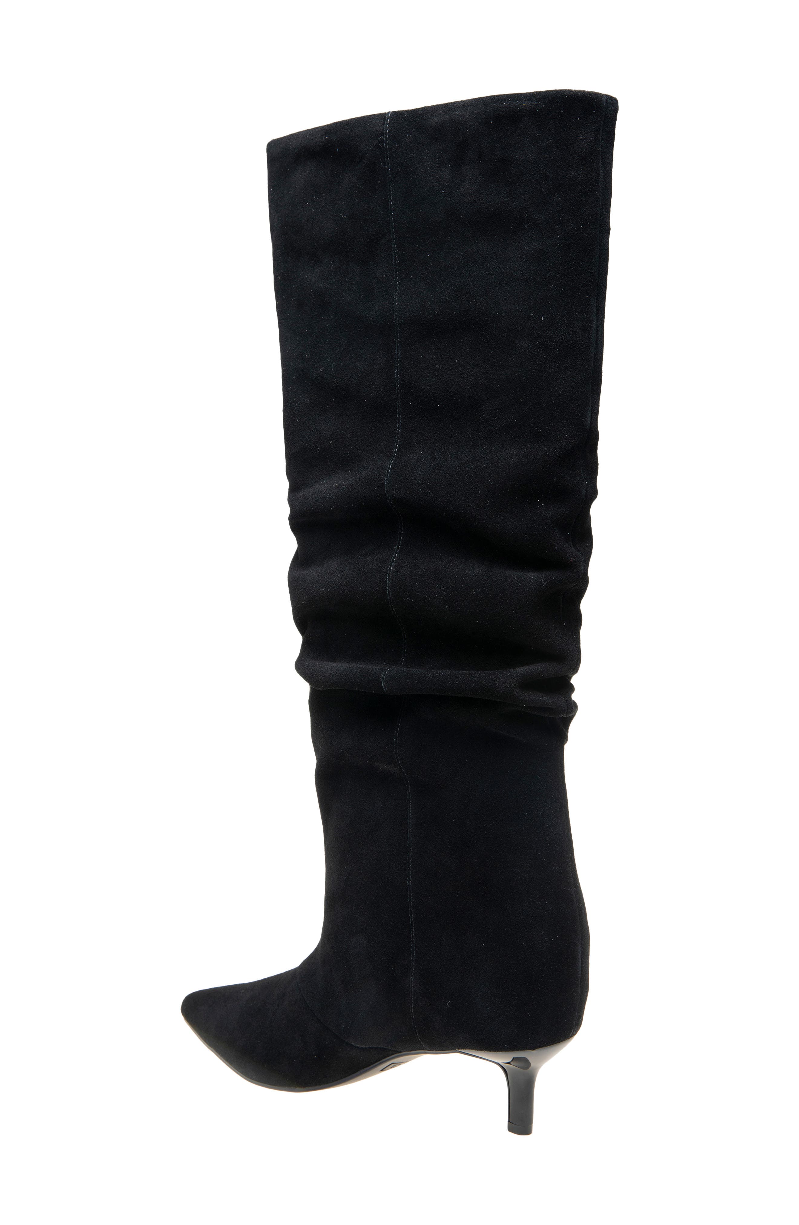 Daleza Over the Knee Boot, Alternate, color, BLACK SUEDE