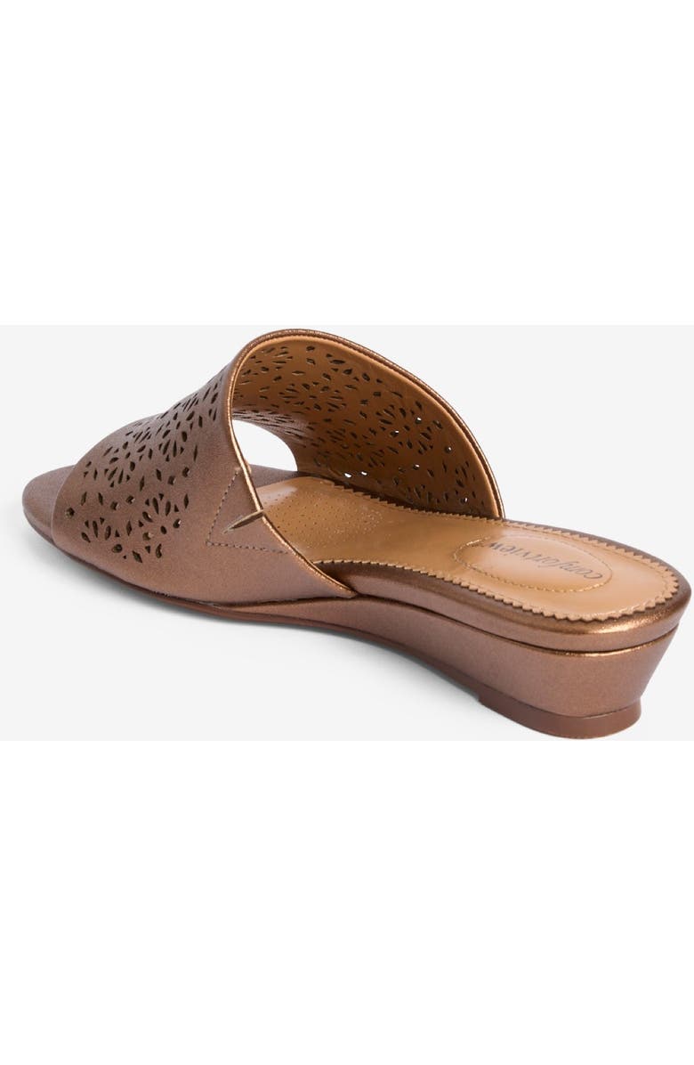 Comfortview The Capri Slip On Mule, Alternate, color, Bronze