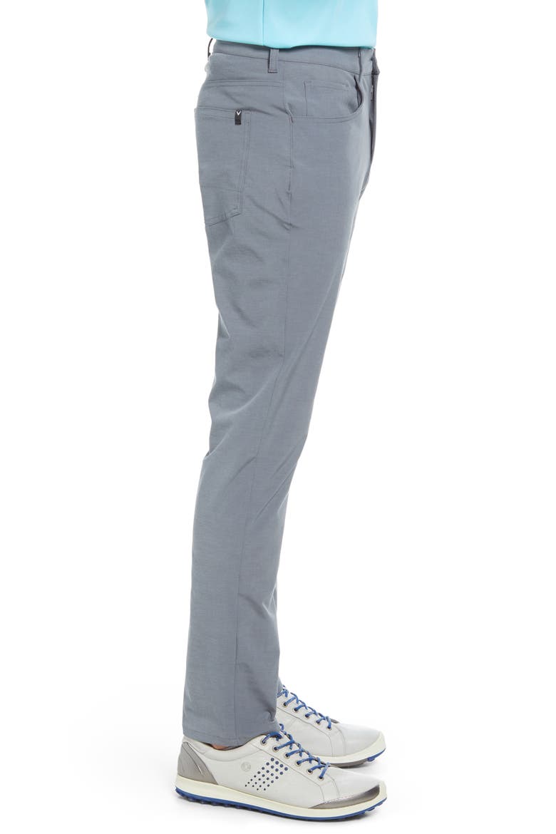 Stretch Five Pocket Golf Pants, Alternate, color, DK GREY HEATHER
