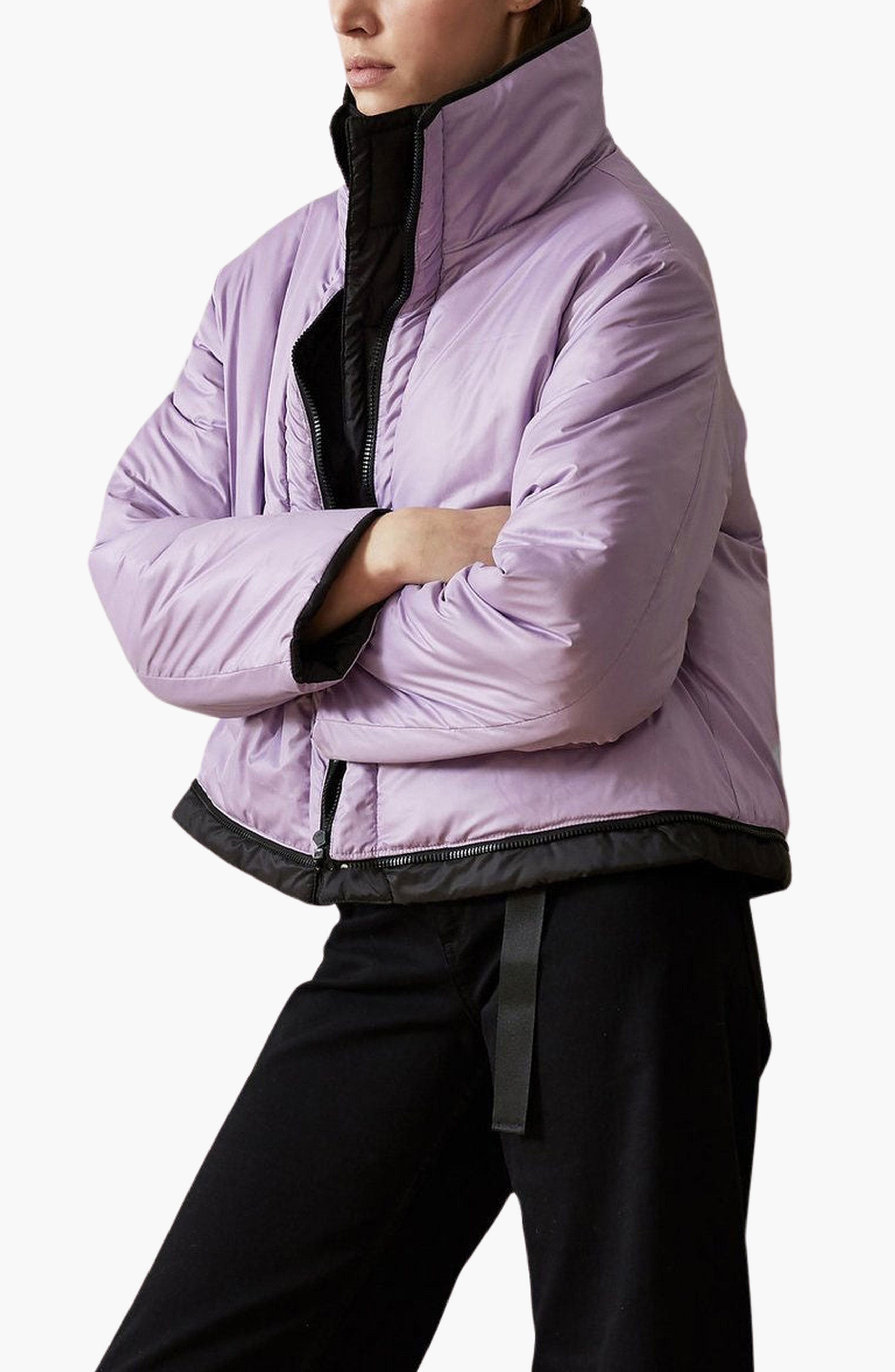 selected Black / Light Purple