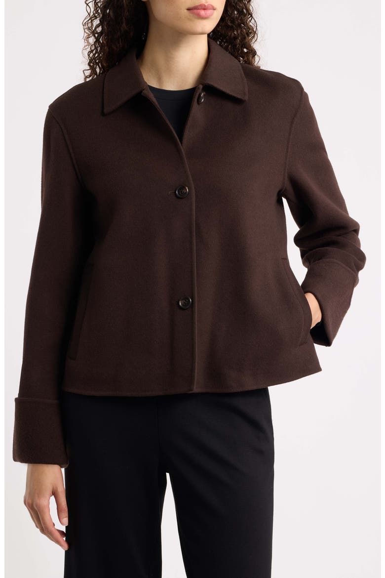 Boxy Cuff Jacket, Alternate, color, CACAO - DAJ