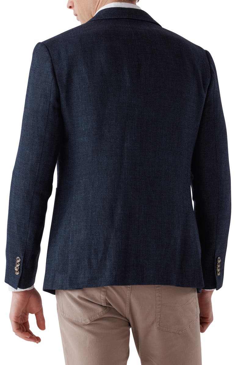 Rodd & Gunn The Cascades Virgin Wool & Linen Sport Coat, Alternate, color, Midnight