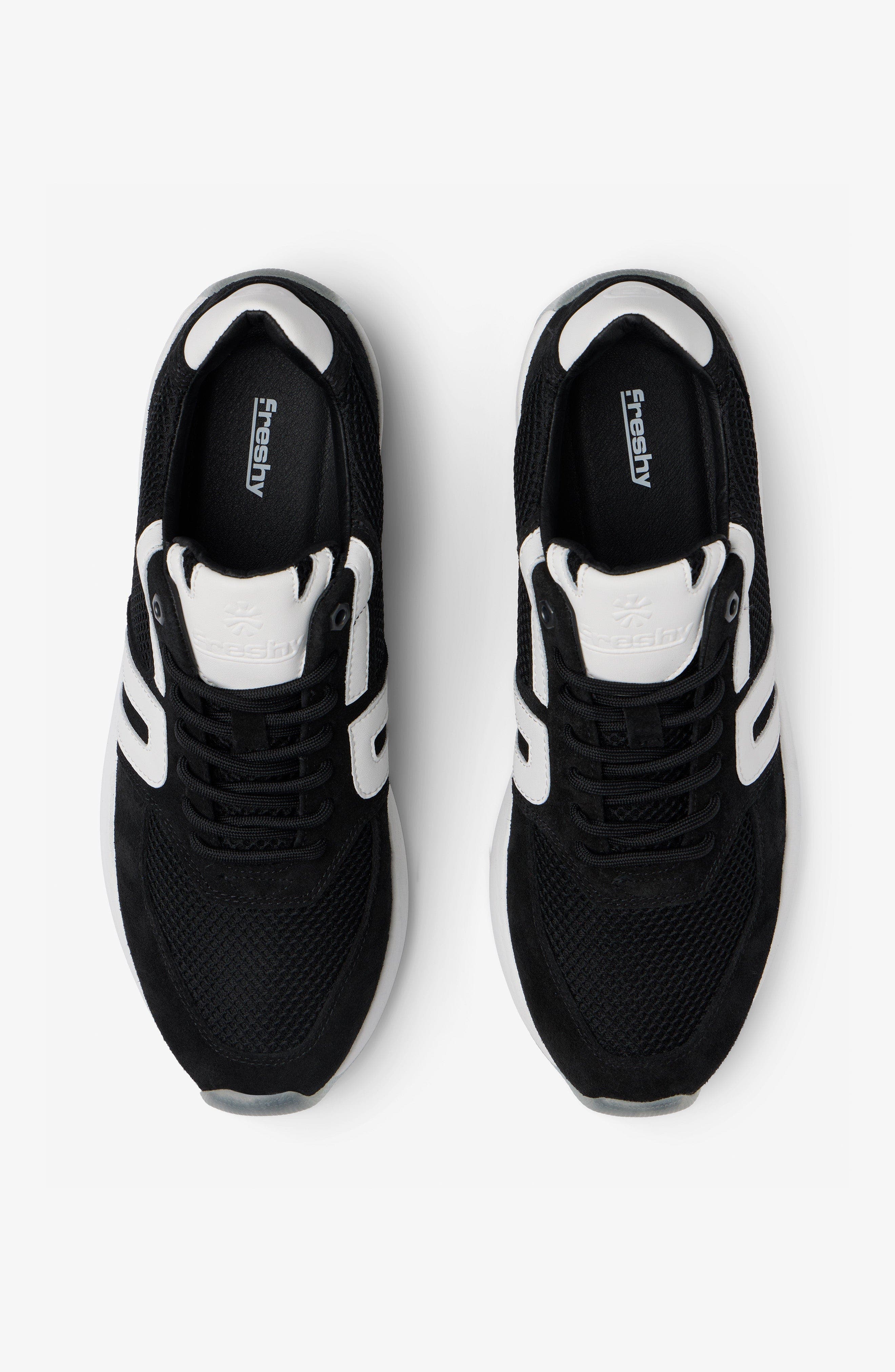 Freshy Brites+ Signature Series Sneaker, Alternate, color, Black/White