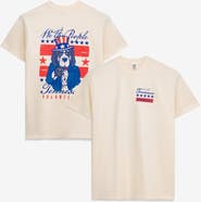 IMAGE ONE Men's Cream Tennessee Volunteers Uncle Sam Mascot T-Shirt