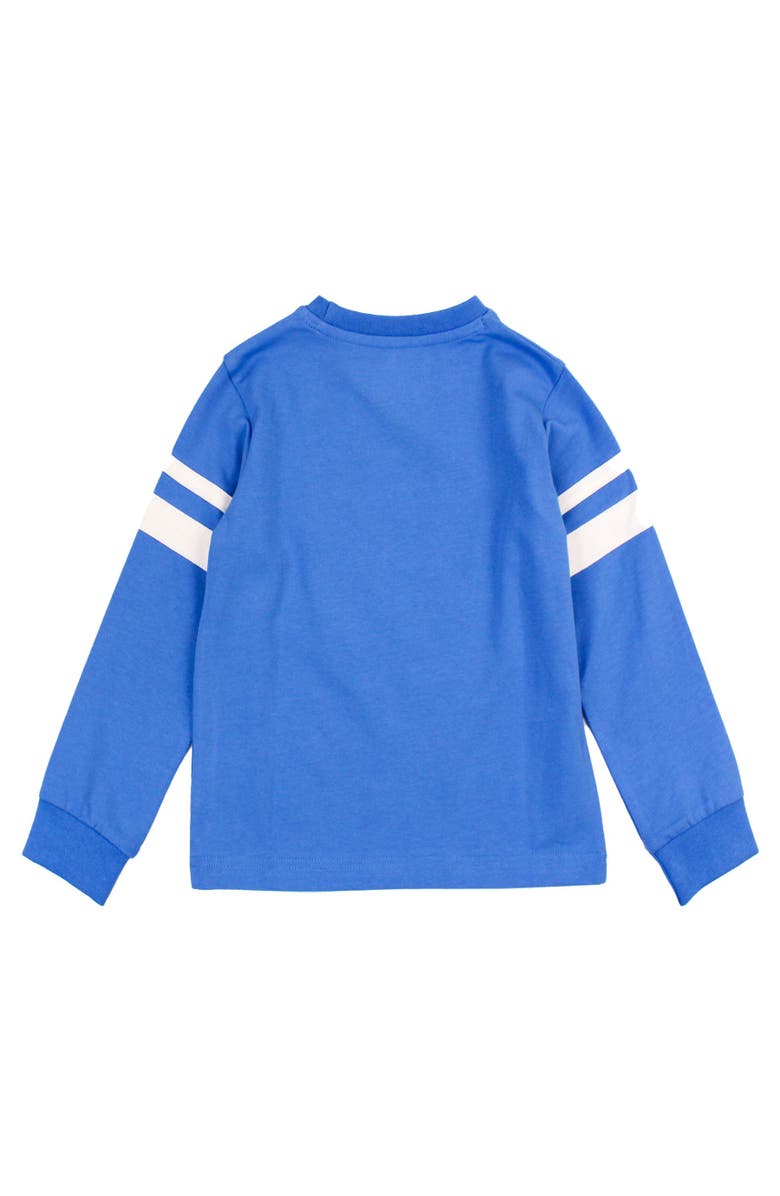 RuffleButts Boys Racing Stripe Long Sleeve Shirt, Alternate, color, 
