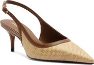 Arezzo Liza Slingback Pointed Toe Pump