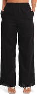 Petal & Pup Semika Scalloped Hem Wide Leg Pants