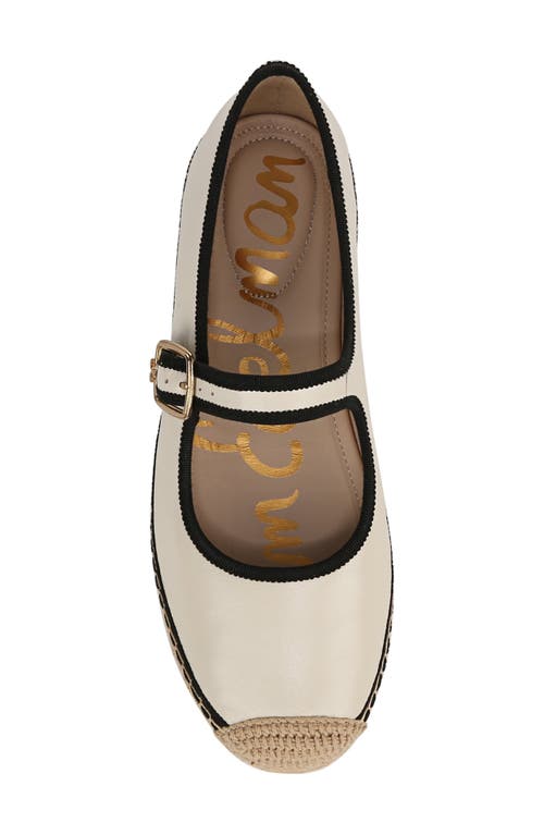 Shop Sam Edelman Mackie Mary Jane Espadrille In Modern Ivory/black
