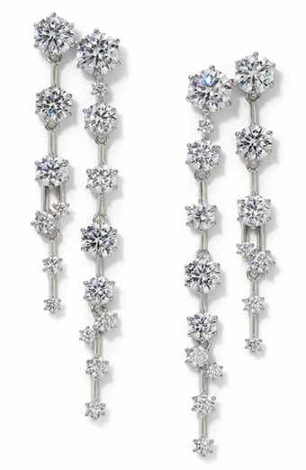 Nadri Cubic Zirconia Linear Drop Earrings