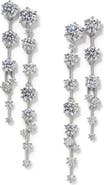 Nadri Cubic Zirconia Linear Drop Earrings
