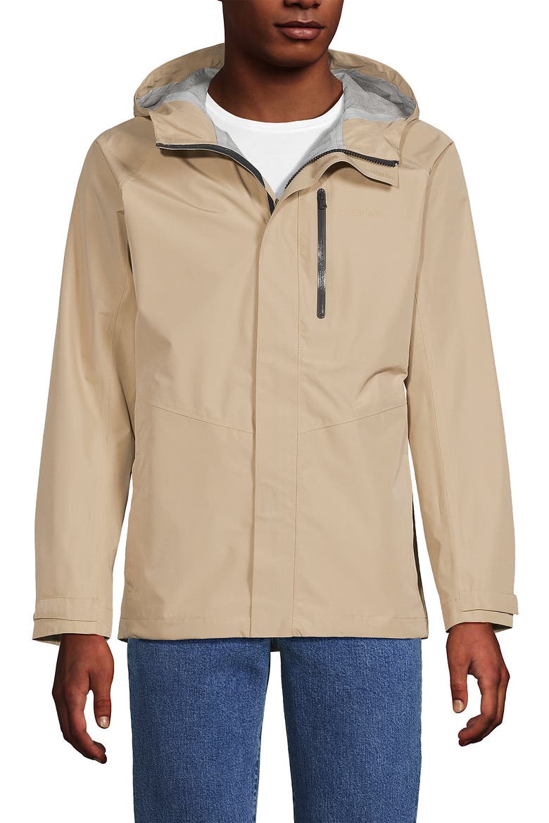 Waterproof Rain Jacket, Main, color, Champagne