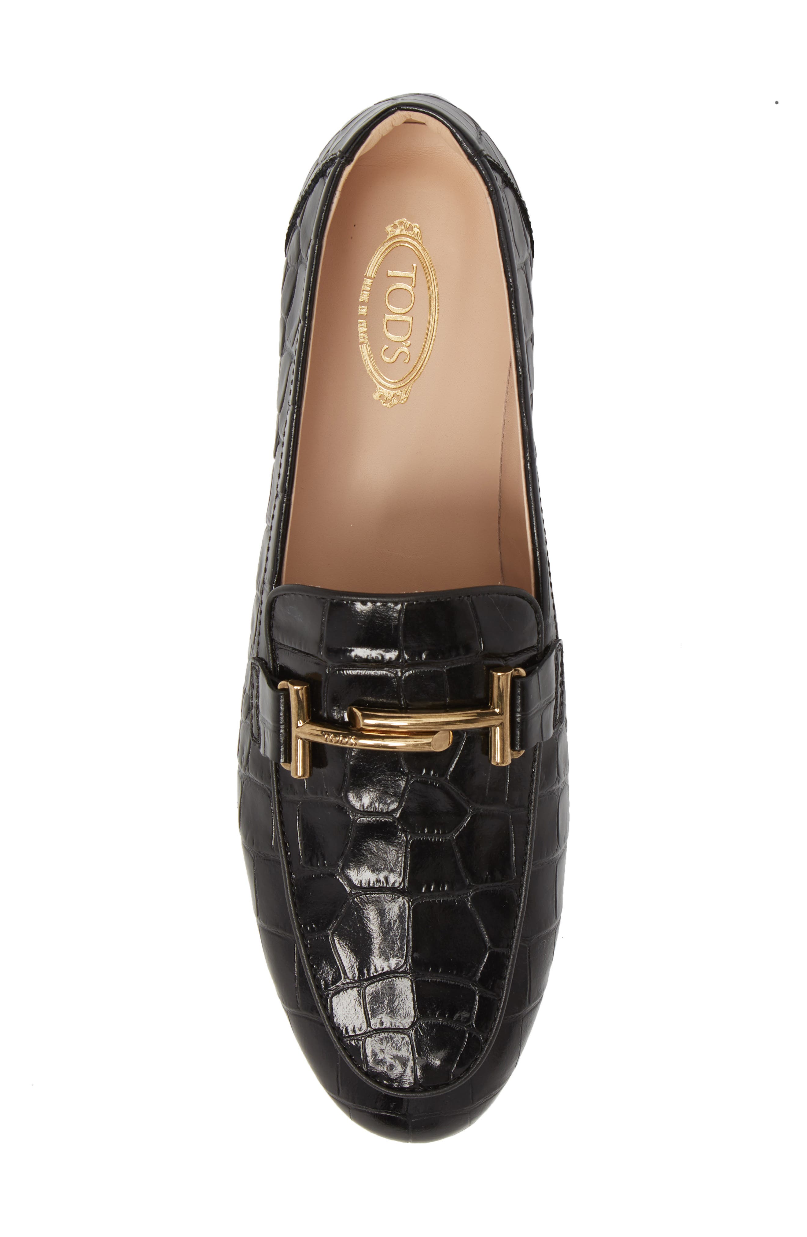 Tod's Double-T Printed Loafer, Alternate, color, 