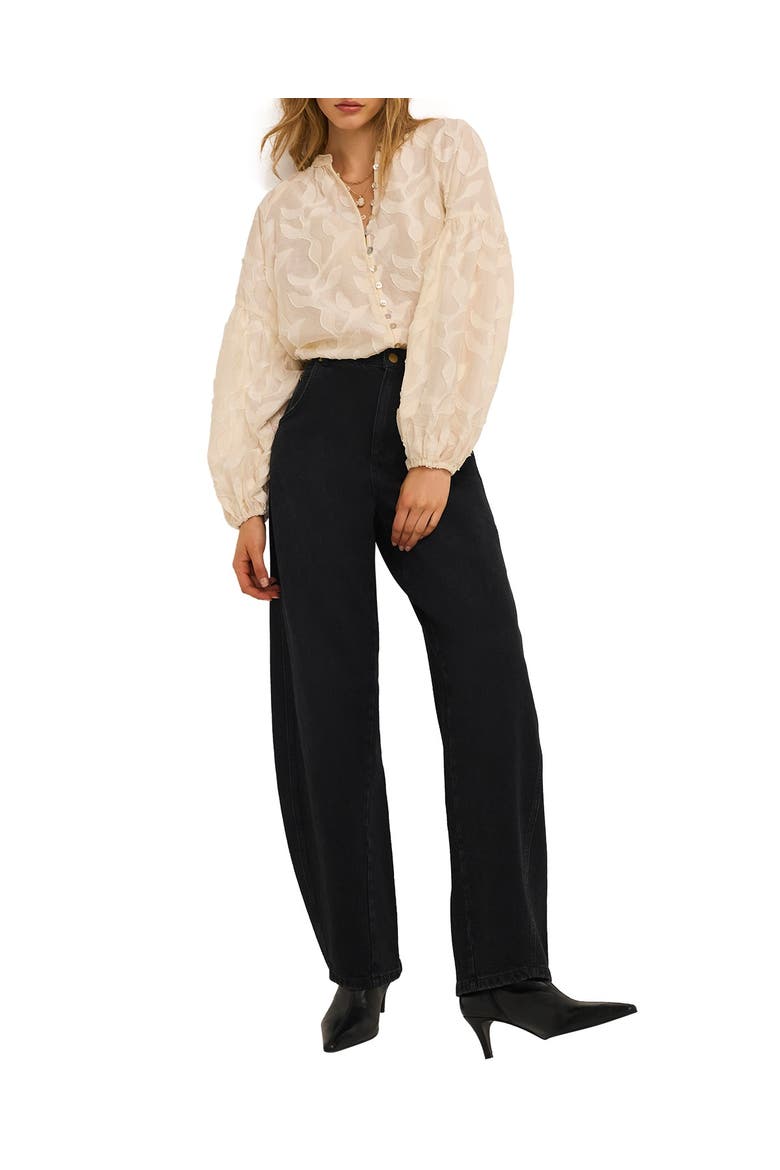 Relaxed Ultimate Barrel Jeans, Alternate, color, Black