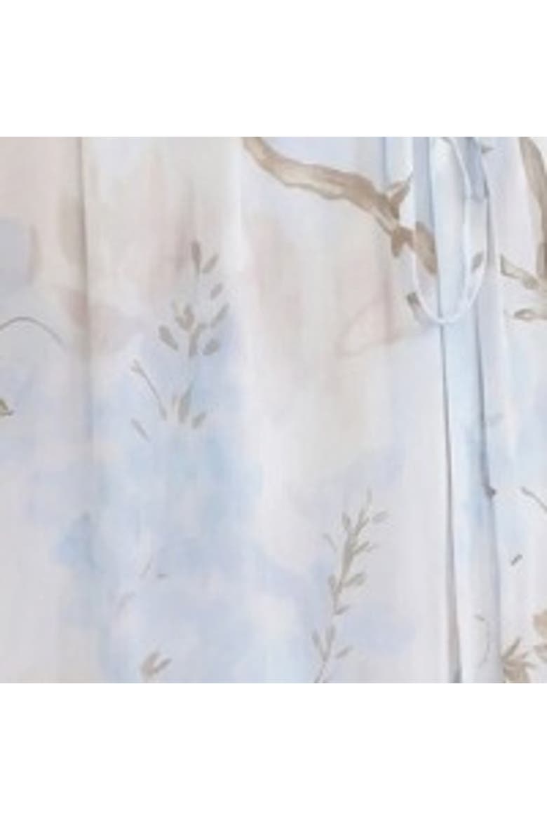 Wisteria Jacquard Shirt Dress, Alternate, color, Optic White/Blue