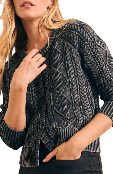 Sunwash Organic Cotton Cable Cardigan