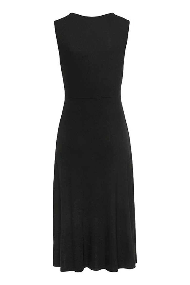 Women's V-Back Lace Accent Dress, Alternate, color, Black