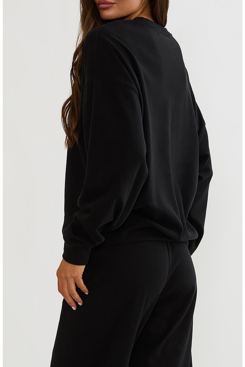 Devyn Oversized Graphic Sweatshirt, Alternate, color, MIDNIGHT MUMMY