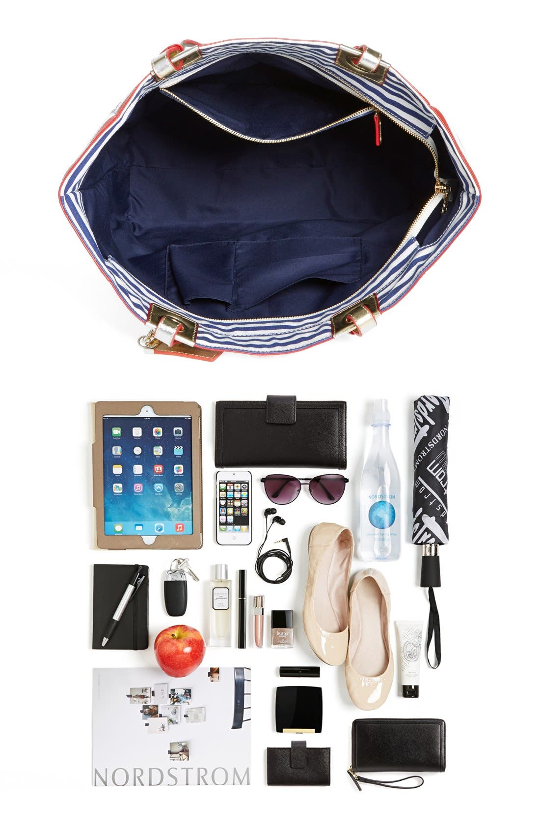 'Cabana' Tote, Alternate, color, RESORT WHITE