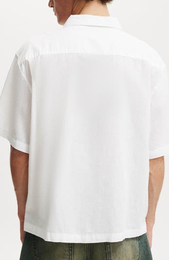 Men's Eli Linen Blend Short Sleeve Shirt