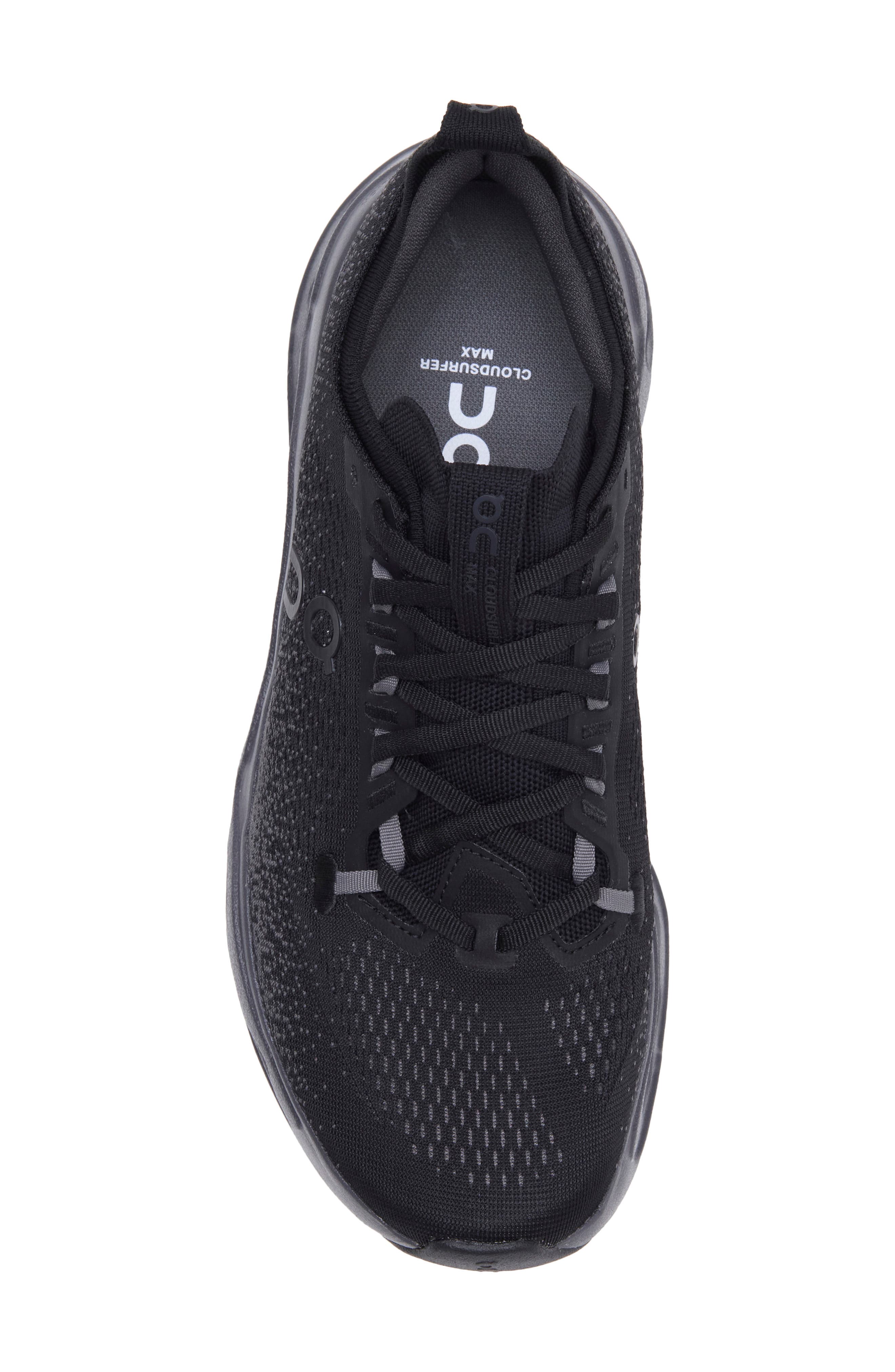 Cloudsurfer Max Running Sneaker, Alternate, color, BLACK/ ECLIPSE