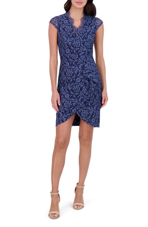 Lace Body-Con Cocktail Dress