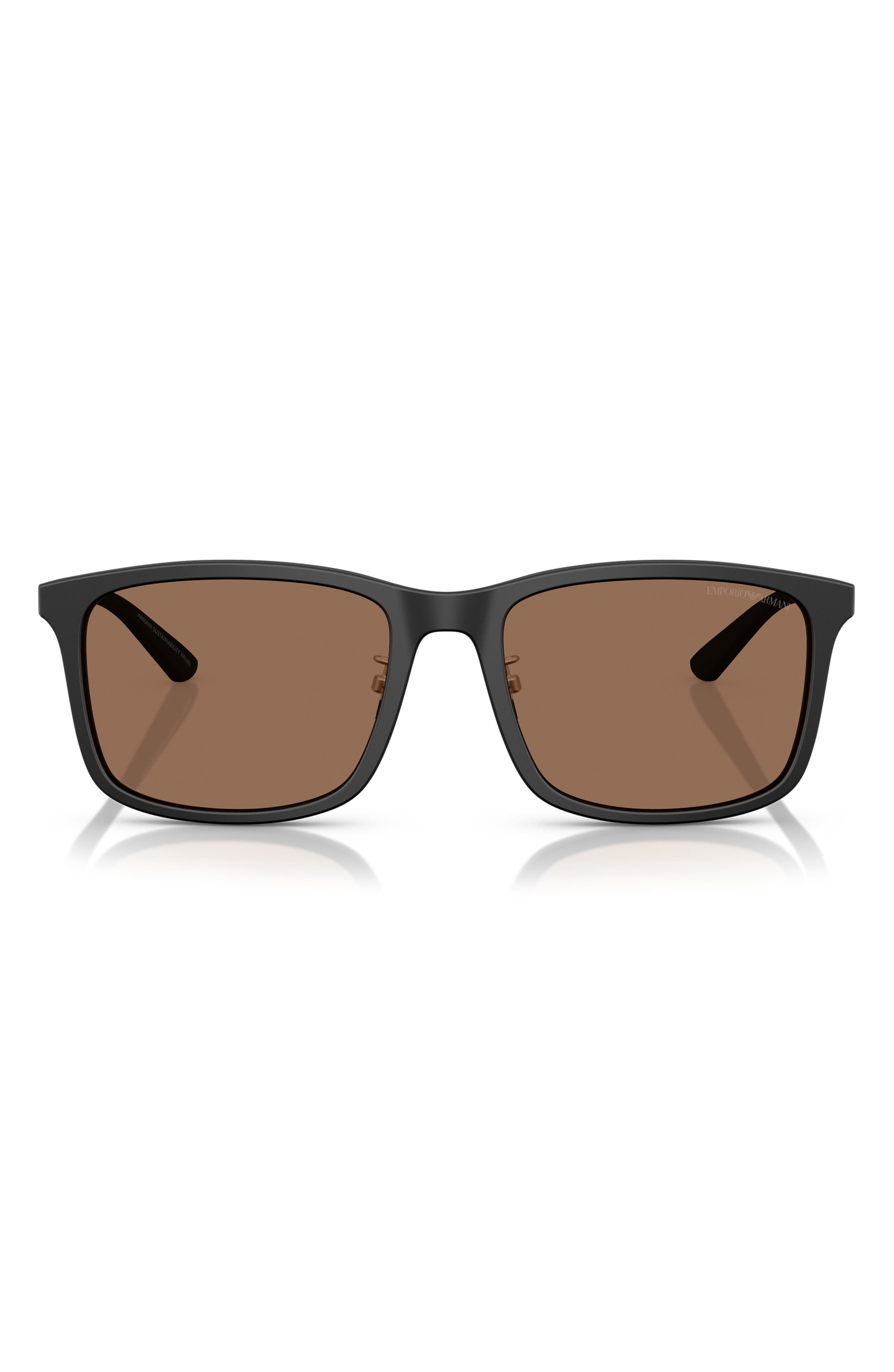 MATTE BLACK / DARK BROWN