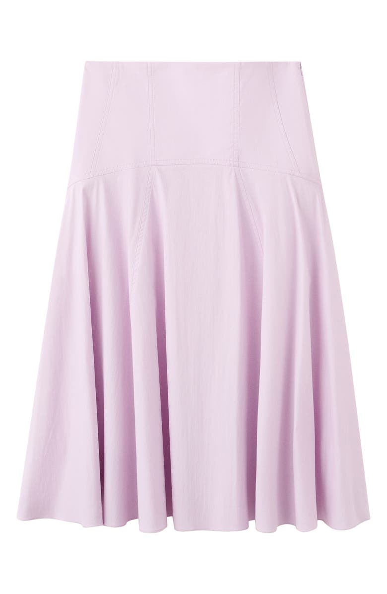 MANGO Featuring Hailey Bieber Kasha Midi Skirt, Main, color,
