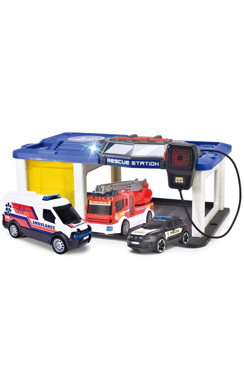 Dickie Toys HK Ltd Rescue Station Play Vehicles, Alternate, color, Multicolored