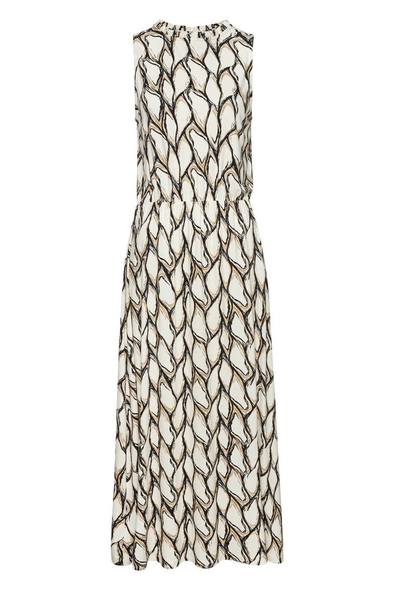 High Neck Maxi Dress, Alternate, color, Ivory Khaki