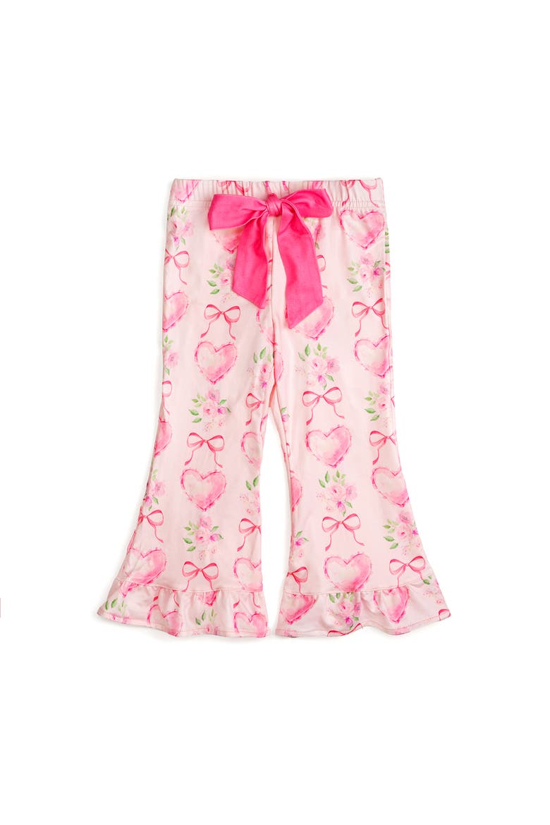 Heart Floral Trellis Lounge Set, Alternate, color, Soft Pink