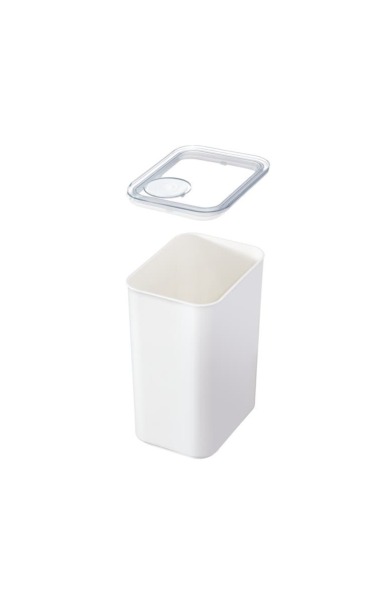 iDesign Large Canister with Removable Pour Cap - Set of 2 - White, Alternate, color, White