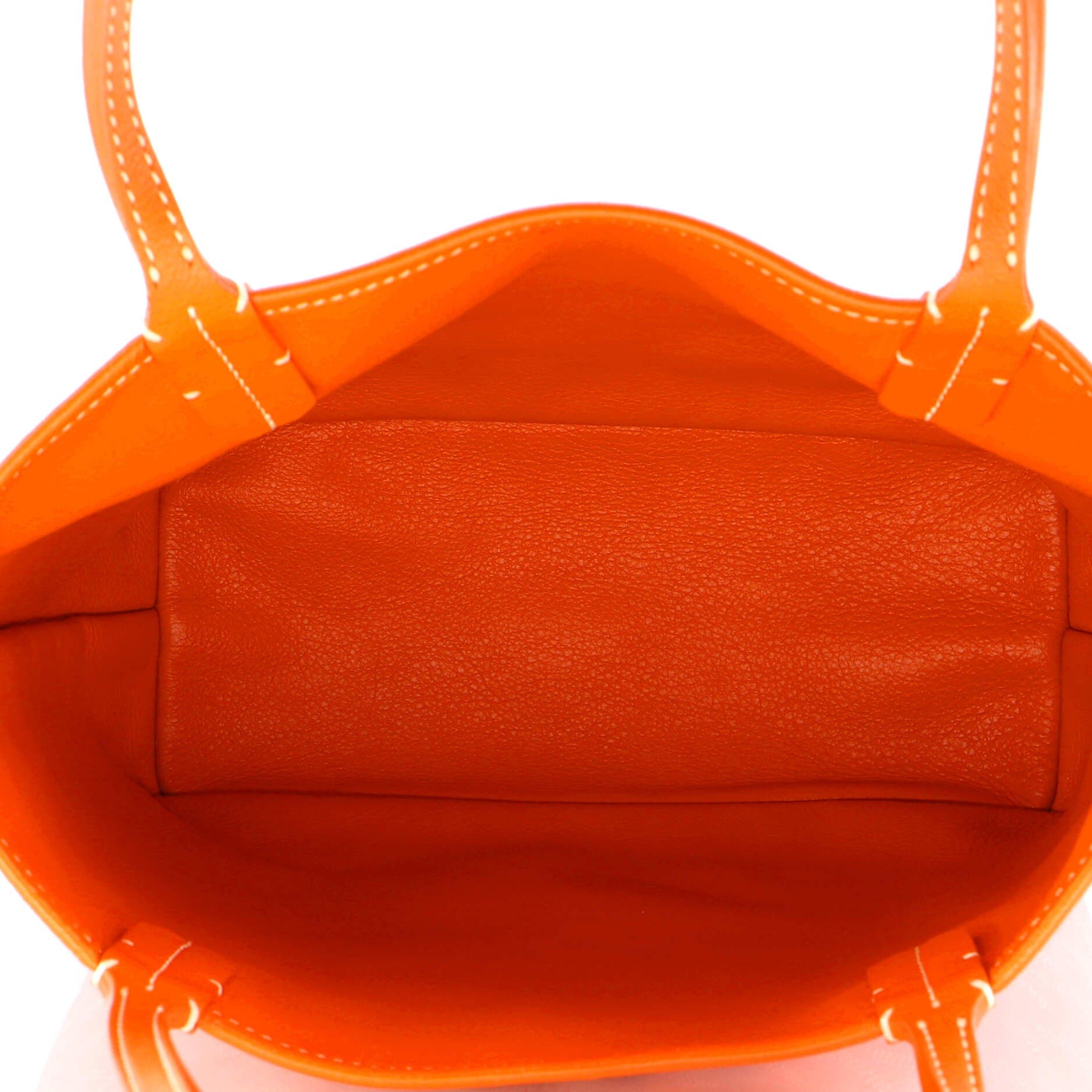 Pre-Owned Goyard Anjou Reversible Tote Coated Canvas Mini, Alternate, color, Orange