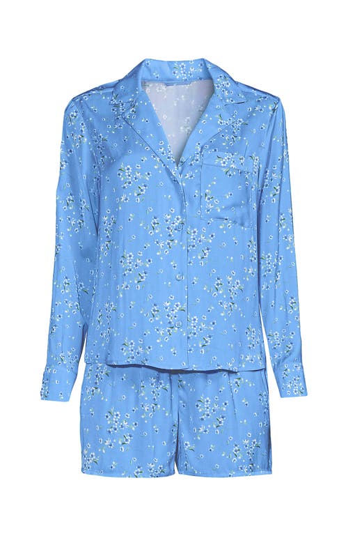 LANDS' END LANDS' END PLUS SIZE MATTE SATIN 2 PIECE PAJAMA SET