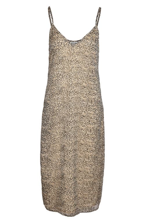 Noisy may Melina Leopard Print Slipdress in Natural Leopard 