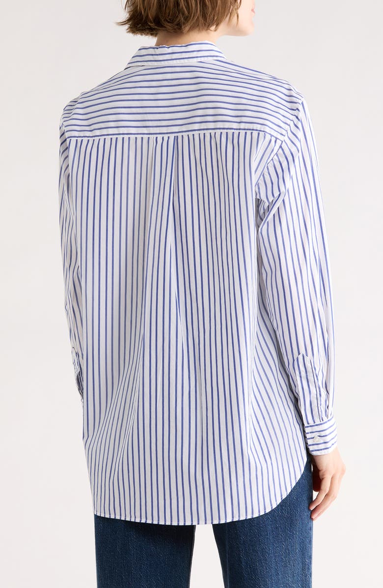 Frank & Eileen Relaxed Fit Cotton Button-Up Shirt, Alternate, color, White W/ Blue Stripe