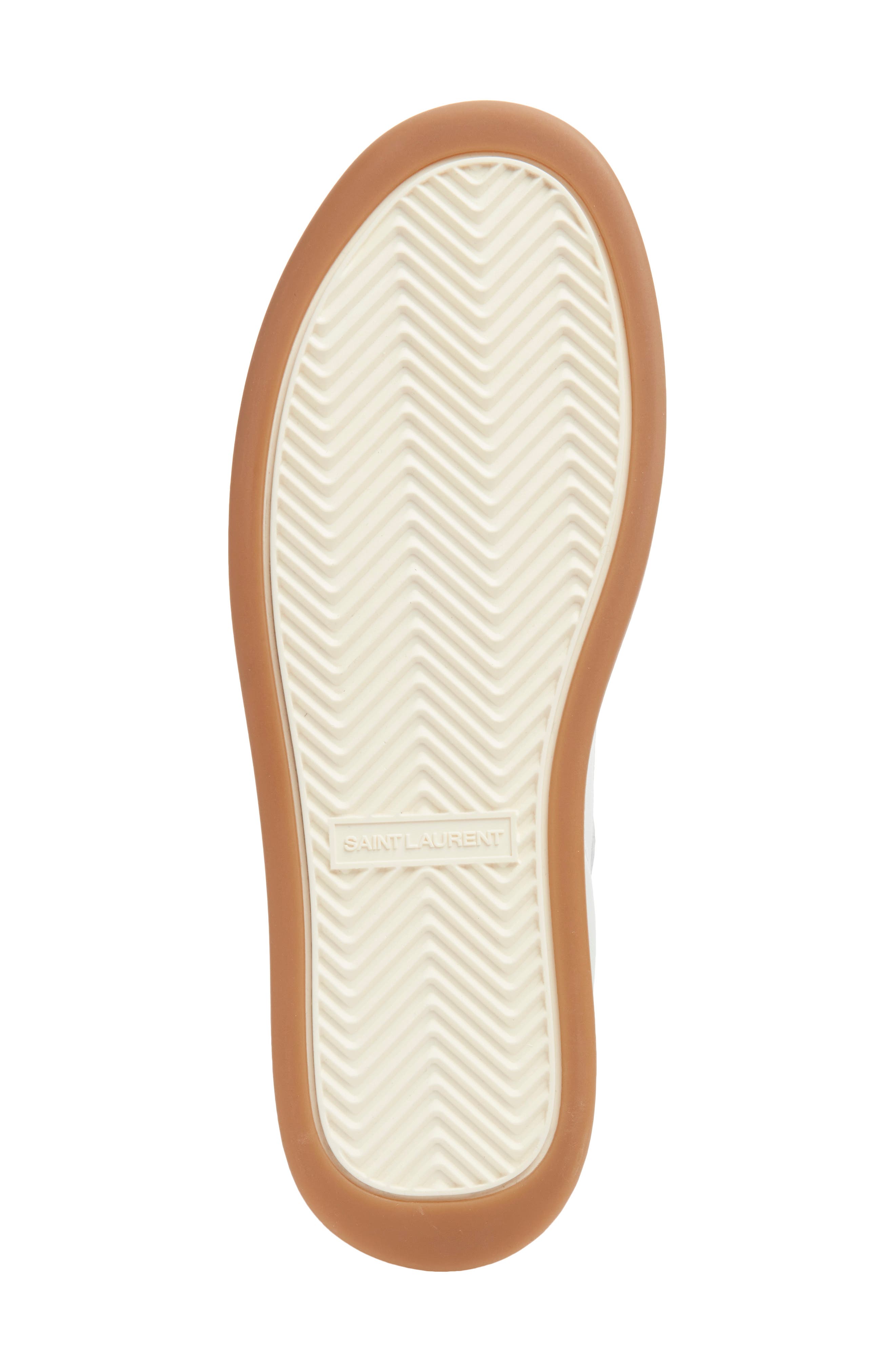 Saint Laurent SL/61 Sneaker, Alternate, color, Blanc Optique/ Nero