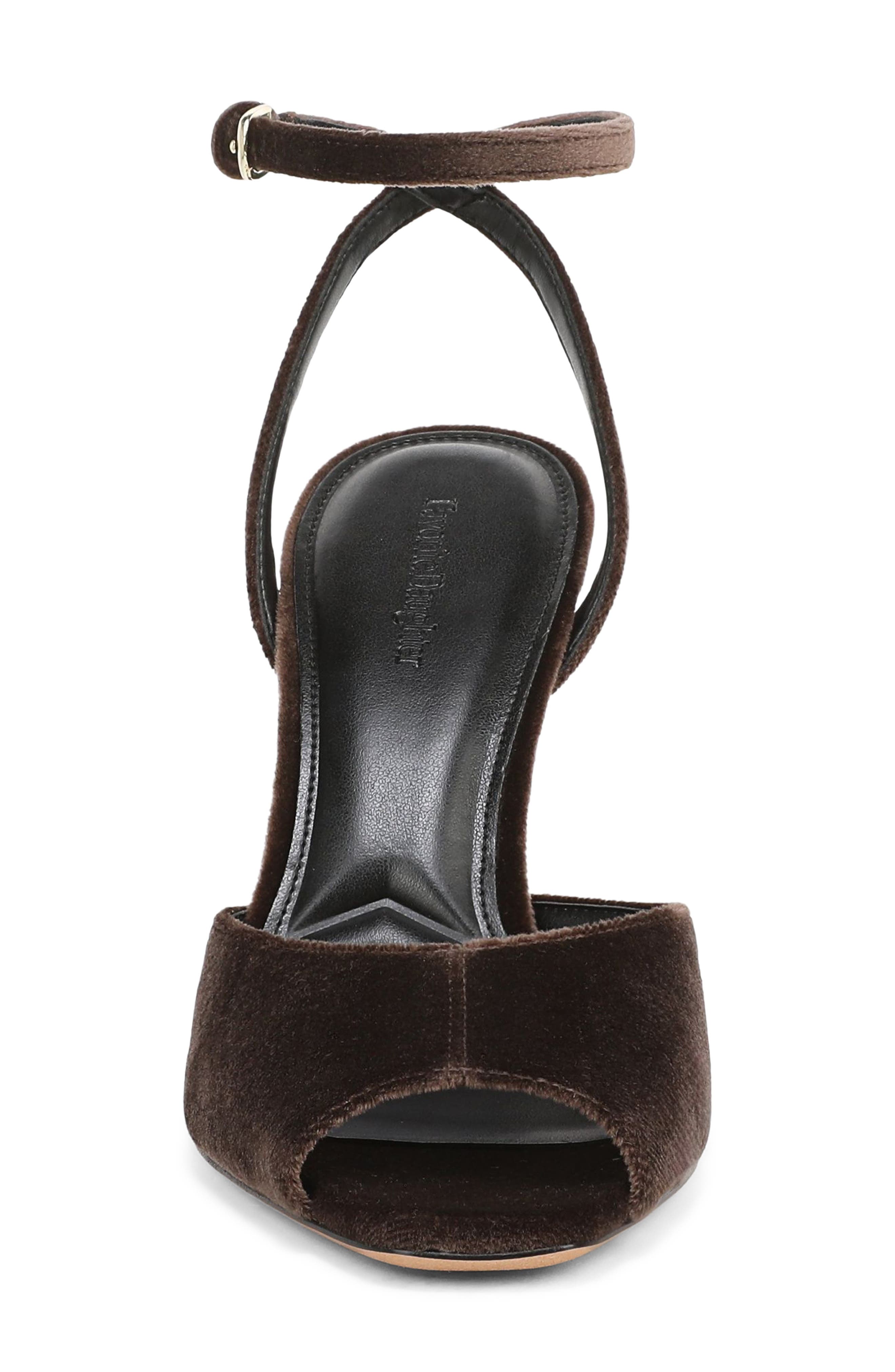 Yamine Ankle Strap Sandal, Alternate, color, COFFEE BEAN