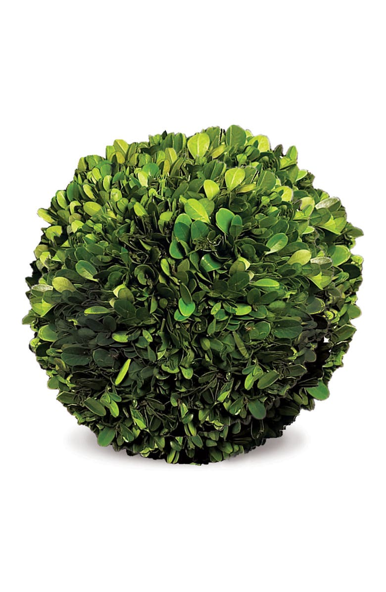 Napa Home & Garden Boxwood Ball Faux (Fake) 8", Main, color, Green