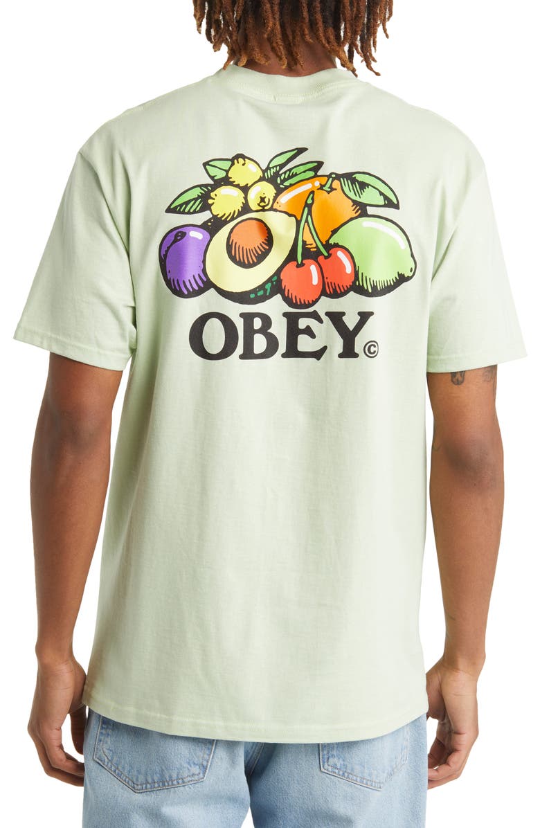 Obey Fruit Bowl Cotton Graphic Tee, Alternate, color, 