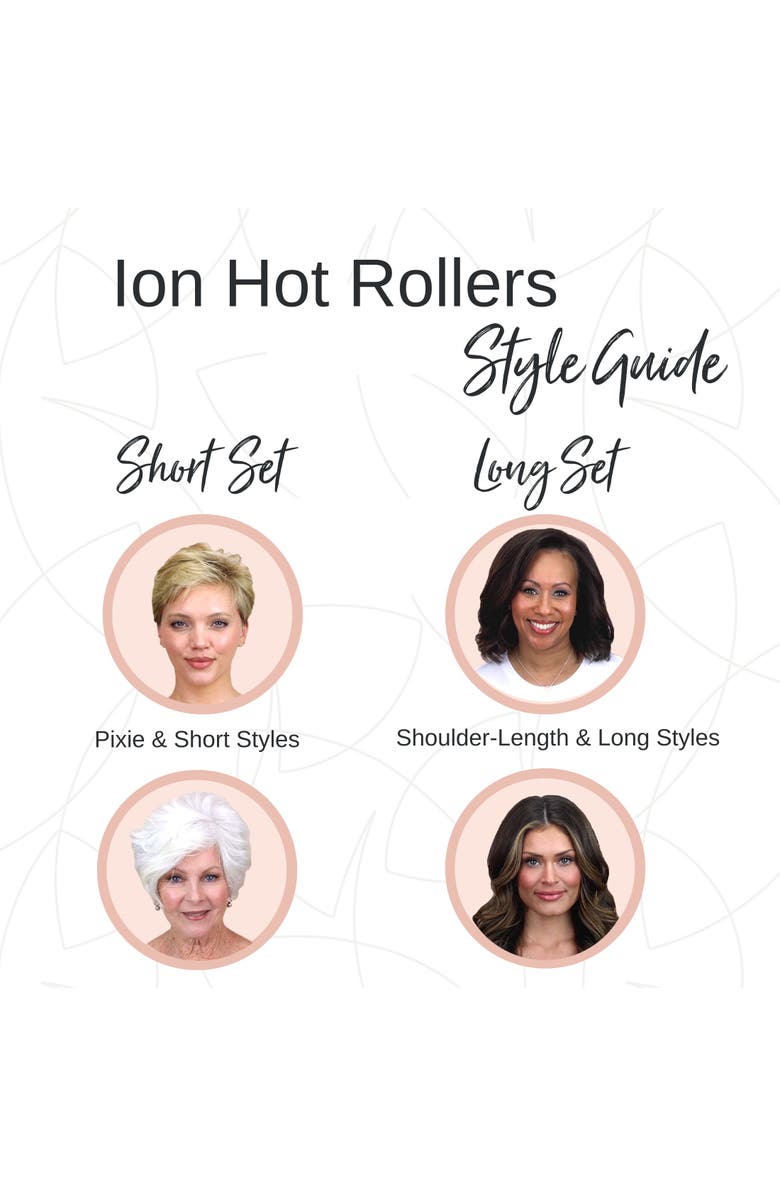 CALISTA Ion Hot Rollers, Alternate, color, Pink- Long Set