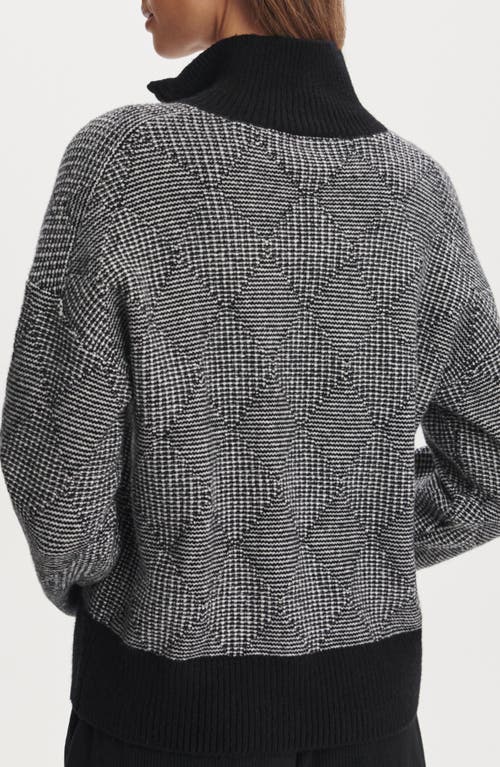 Varley Aldridge Half-zip Sweater In Black