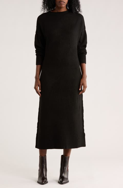 Tribeca Long Sleeve Midi Sweater Dress