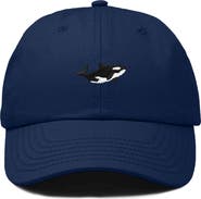 Dalix Killer Whale Embroidered Dad Hat